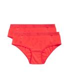 Ten Cate Meisjes Hipster Slip 2Pack Cotton Stretch Red
