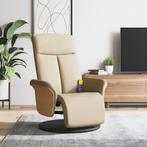 vidaXL Massagestoel verstelbaar met voetensteun stof, Huis en Inrichting, Fauteuils, Verzenden, Nieuw