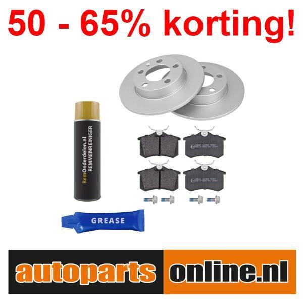 Remschijven + Remblokken Skoda Octavia achterzijde, Auto-onderdelen, Besturing, Nieuw, Skoda, Verzenden