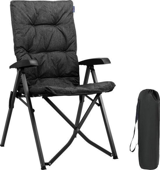 Tweedekans | TRVLMORE Campingstoel - Inclusief Draagtas -, Huis en Inrichting, Stoelen, Zwart, Zo goed als nieuw, Ophalen of Verzenden