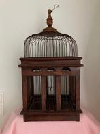 Vintage Vogelkooi - Hout - alleen voor de decoratie, Antiek en Kunst, Curiosa en Brocante