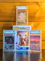 Pokémon - 3 Graded card - **151 UPC PROMO’s+ mewtwo funko**, Hobby en Vrije tijd, Verzamelkaartspellen | Pokémon, Nieuw