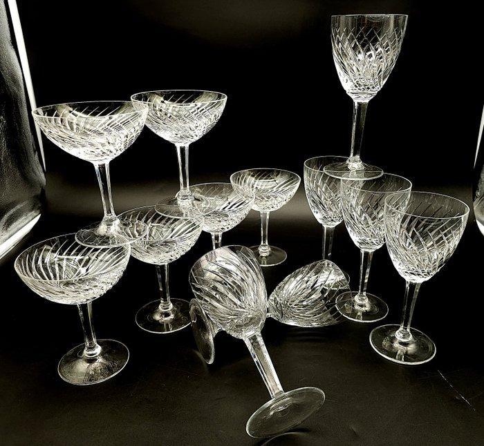 Drinkset (12) - Kristal, Antiek en Kunst, Antiek | Meubels | Tafels