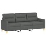 Driezitsbank Grijs 180cm - Retourdeal! 35% Korting, 150 tot 200 cm, 75 tot 100 cm, Ophalen of Verzenden, Rechte bank