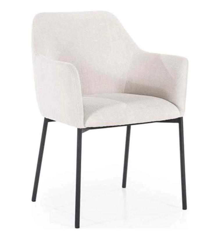 Stoel Paul - Beige Linea - 95889 - eetkamerstoelen, Huis en Inrichting, Stoelen, Nieuw, Overige materialen
