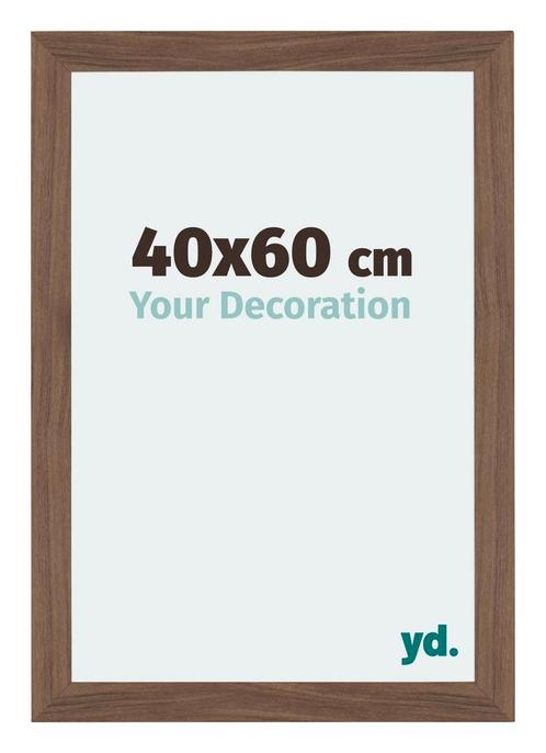 Fotolijst 40x60 cm - Walnoot Donker - MDF - Mura, Huis en Inrichting, Woonaccessoires | Lijsten, Nieuw, Verzenden