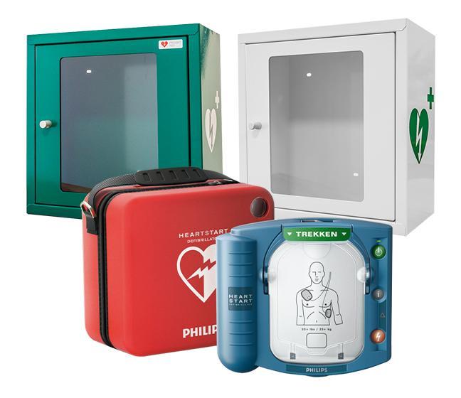 Philips HeartStart HS1 AED + gratis tas + gratis binnenkast, Diversen, Verpleegmiddelen, Nieuw, Verzenden