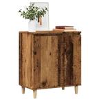 vidaXL Dressoir 60x35x70 cm bewerkt hout oud houtkleurig, Huis en Inrichting, Kasten | Dressoirs, Verzenden, Nieuw, Overige houtsoorten