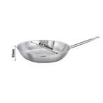 GGM Gastro | RVS koekenpan - Ø 240 mm - Hoogte: 55 mm |, Huis en Inrichting, Keuken | Potten en Pannen, Verzenden, Nieuw