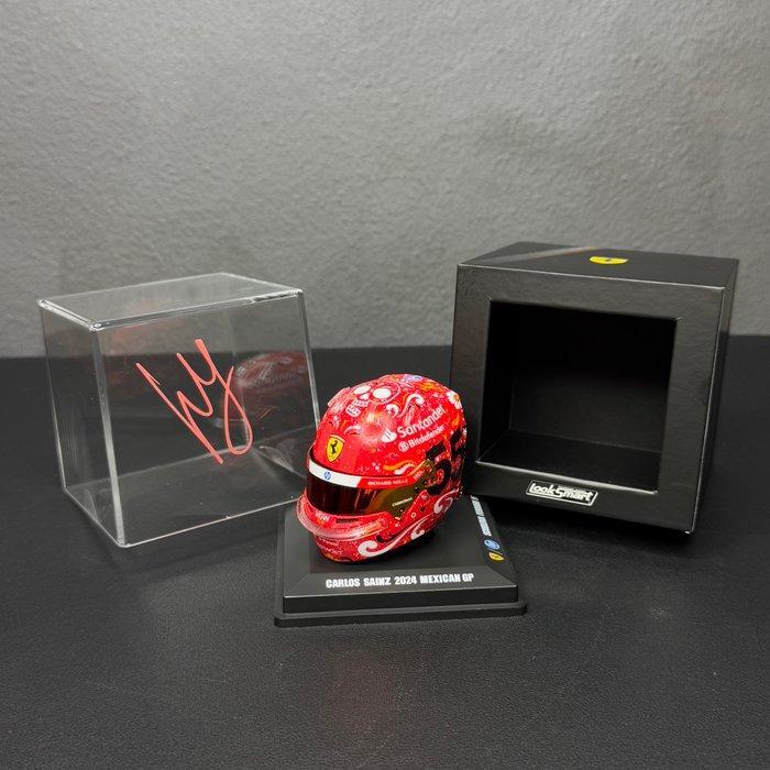 Ferrari - Mexico GP Helmet - WINNER - Carlos Sainz - 2024 -, Verzamelen, Automerken, Motoren en Formule 1