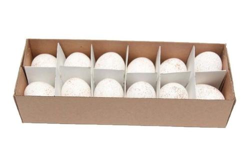Kippeneieren gespikkeld - set van 12 stuks echte, Hobby en Vrije tijd, Knutselen, Nieuw, Ophalen of Verzenden