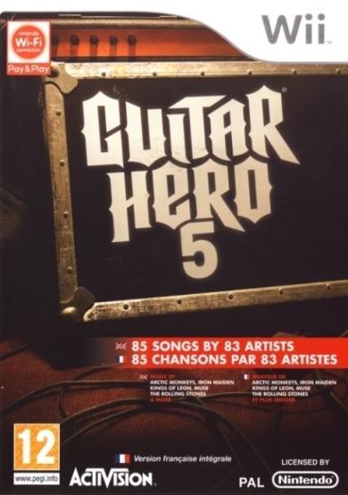 Guitar Hero 5-Standaard (Wii) Gebruikt, Spelcomputers en Games, Games | Nintendo Wii, Zo goed als nieuw, Ophalen of Verzenden