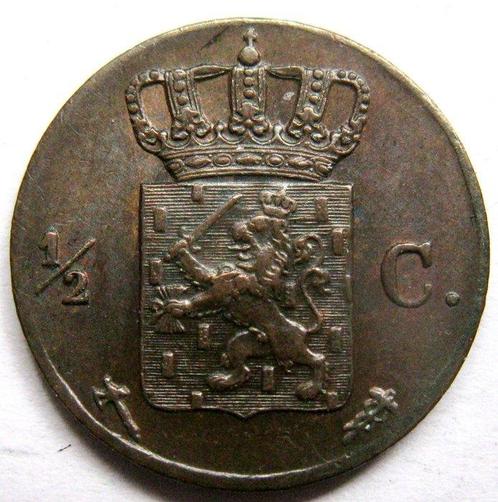 Nederland. Willem III. 1/2 Cent 1875- kwaliteit (Zonder, Postzegels en Munten, Munten | Nederland