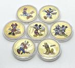 Verenigde Staten. Collection of 9 Gold Plated Medals and, Verzamelen, Nieuw