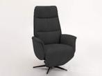 Relaxfauteuil Heino - relaxfauteuils - Antraciet, Nieuw, Grijs, Leer