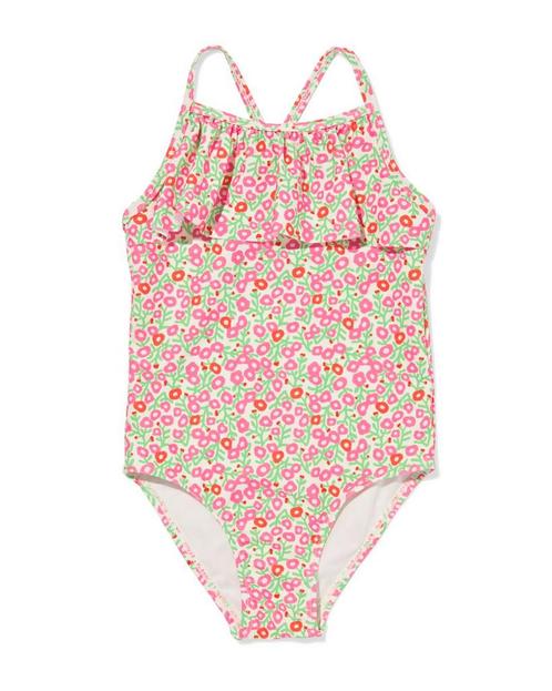 HEMA Kinderbadpak bloemen roze, Kinderen en Baby's, Kinderkleding | Overige, Nieuw, Verzenden