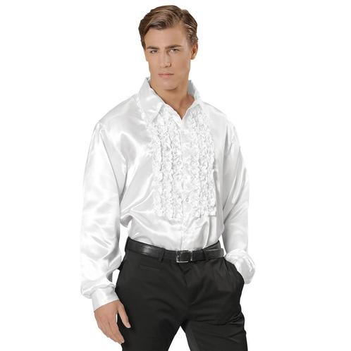 Disco 70S Blouse Wit Heren, Kleding | Heren, Carnavalskleding en Feestkleding, Nieuw, Verzenden