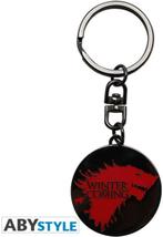 ABYstyle Game of Thrones Metalen Sleutelhanger-Winter is, Verzamelen, Sleutelhangers, Ophalen of Verzenden, Nieuw