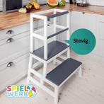 Speeltoren Leertoren Barn Wit Antraciet grenenhout, Verzenden, Nieuw