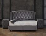 Opberg Boxspring Aurora - Antraciet, Verzenden, Nieuw, Overige kleuren, Modern