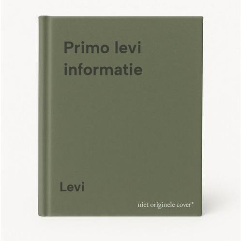 Primo levi informatie 9789029037976 Levi, Boeken, Romans, Gelezen, Verzenden