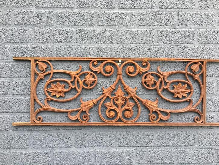 Cast iron window grill, raamrooster, massief smeedijzer,, Tuin en Terras, Tuinhekken en Hekwerk, Ophalen of Verzenden