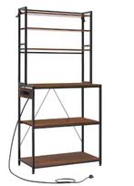 Staand Keukenopbergrek met Stopcontact – 6 Planken en Haken, Huis en Inrichting, Verzenden, Nieuw