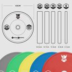 Bumper plates - rubberen halterschijf - 5 kg - Ø 45cm - g.., Ophalen of Verzenden, Nieuw