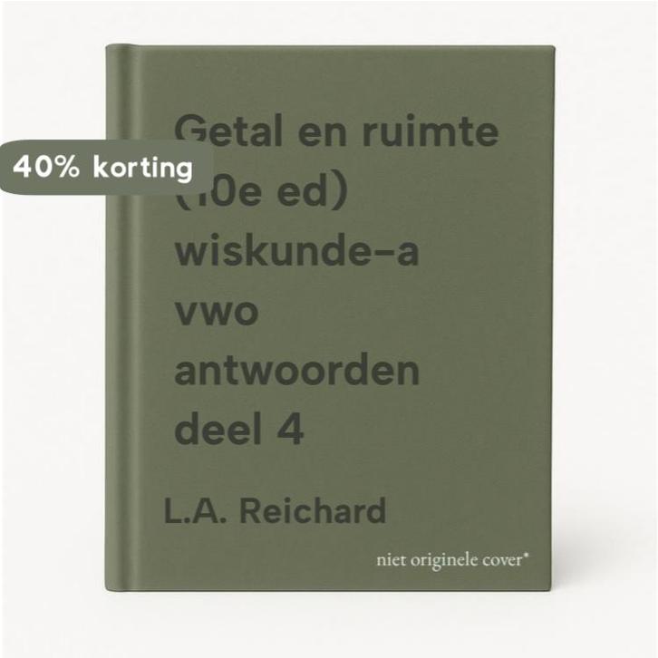 Getal en ruimte (10e ed) wiskunde-a vwo antwoorden deel 4, Boeken, Schoolboeken, Gelezen, Verzenden
