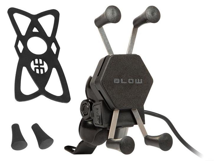 Motor telefoonhouder - Met USB poort - Universeel, Auto diversen, Auto-accessoires, Nieuw, Ophalen of Verzenden