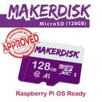 Raspberry Pi Approved MakerDisk microSD-kaart met RPi OS - 1, Verzenden, Nieuw