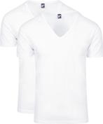 Alan Red T-Shirt NOV Extra Diepe V-Hals Stretch maat M Heren, Wit, Nieuw, Alan Red, Verzenden