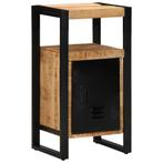 vidaXL Badkamerkast 40x35x75 cm Massief Hout Ruw Mango, Verzenden, Nieuw