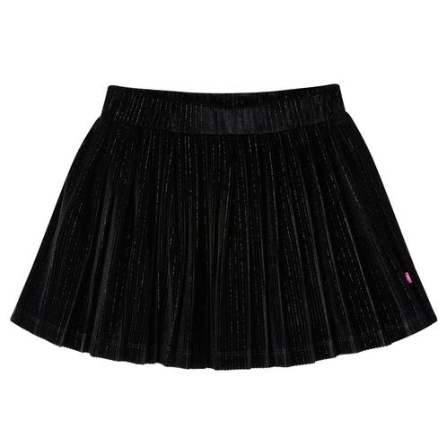 vidaXL Kinderrokje geplooid 128 lurex zwart, Kinderen en Baby's, Kinderkleding | Overige, Nieuw, Verzenden