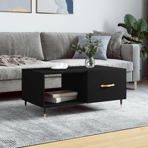 Salontafel Zwart 90x50 | Retourdeal | 35% Korting!, Huis en Inrichting, Tafels | Salontafels, 50 tot 100 cm, Rechthoekig, Nieuw