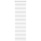 vidaXL Zebra rolgordijn 45x100 cm stofbreedte 40,9 cm, Verzenden, Nieuw, Wit