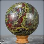 Zeldzaam natuurlijke drakenbloed jaspis Bol- 2501.14 g, Verzamelen, Mineralen en Fossielen