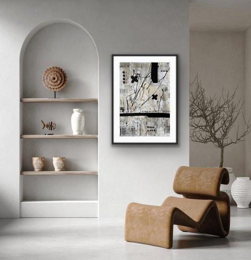 Laura Pinchete - Boudelaire manuscrito 0000. No reserve, Antiek en Kunst, Kunst | Schilderijen | Modern