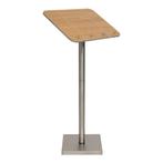 Informatiebord | Staand | RVS/hout | 113,7x54,2x36,7cm, Verzenden, Nieuw in verpakking
