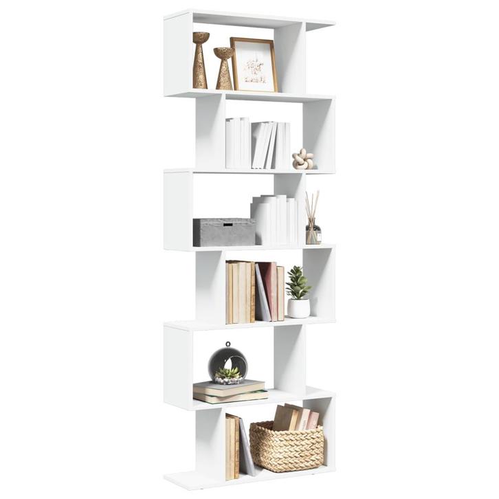 vidaXL Kamerscherm / boekenkast 6-laags 70x24x193 cm bewerkt, Huis en Inrichting, Kasten | Boekenkasten, Nieuw, Overige houtsoorten