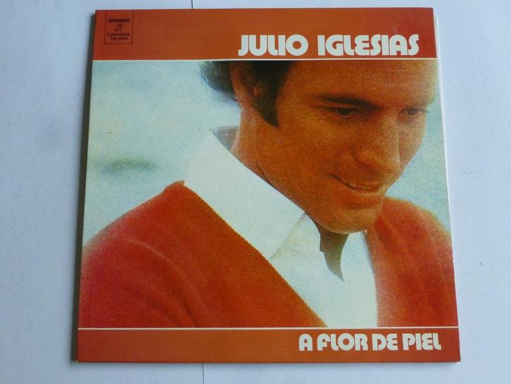 Julio Iglesias - A Flor de Piel (LP) spain, Cd's en Dvd's, Vinyl | Pop, Zo goed als nieuw, Verzenden