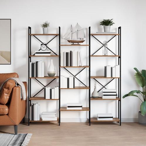 vidaXL Boekenkast Oud hout 156 x 25 x 167.5 cm Bewerkt hout, Huis en Inrichting, Kasten | Boekenkasten, Nieuw, Minder dan 50 cm