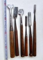 6 used Japanese poke chisels - Werkgereedschap (6)