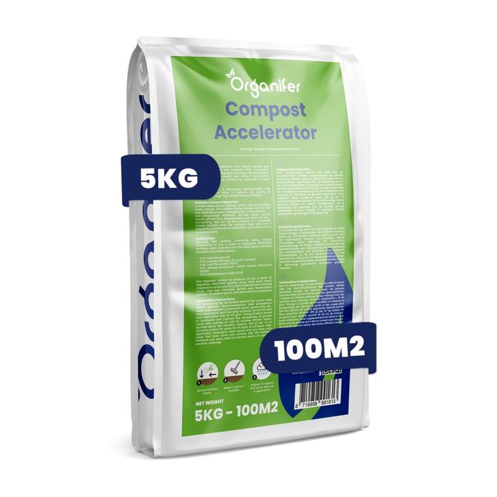 Compostversneller (5 kg – voor 25–100 m² of 5 m³) – Voor, Tuin en Terras, Aarde en Mest, Mest, Verzenden