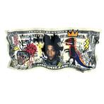 Mister Goo (1984) - Jean Michel Basquiat folded US Dollar