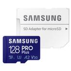 Samsung Pro Plus | 128gb U3 V30 A2 Micro SDXC kaart, Verzenden