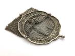 Zilveren beursje; Duitsland ca. 1900 (duinland, barok), Antiek en Kunst, Antiek | Goud en Zilver, Ophalen of Verzenden, Zilver