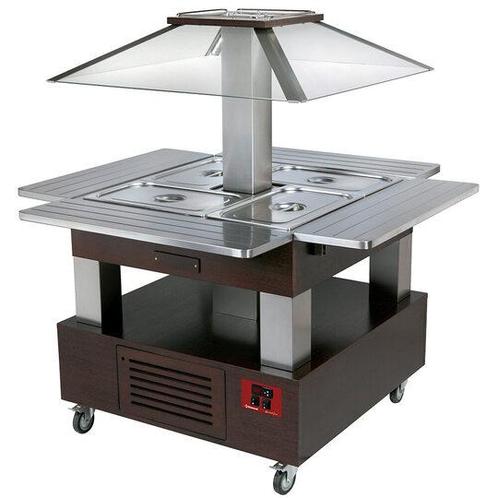 Eiland bain-marie warm buffet  4x gn 1/1-150 (weng&amp;#233;, Zakelijke goederen, Horeca | Overige, Verzenden