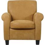 Leren fauteuil Perfection - Kenia Walnut (cognac) - Poten, Eigentijds, Retro, Nieuw, Ophalen of Verzenden, 75 tot 100 cm
