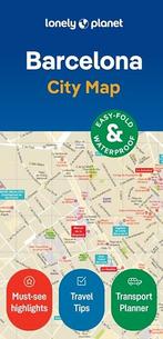 Stadsplattegrond Barcelona City Map | Lonely Planet, Boeken, Atlassen en Landkaarten, Nieuw, Verzenden